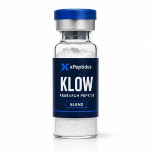 KLOW — KPV + GHK-Cu + BPC-157 + TB-500 — research peptide vial